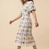 Emily Lovelock Christina Embroidered Dress