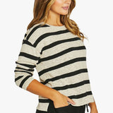 JUMP Slub Stripe Pullover