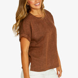 Jump Boxy Short Sleeve Top