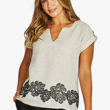 Jump Leaf Border Top
