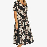 Jump Flower Trio Dress