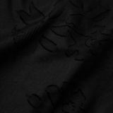 Masai Copenhagen Davy Black Loose Burnout Blouse