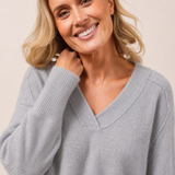 See Saw Merino V Neck Sweater