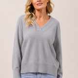 See Saw Merino V Neck Sweater