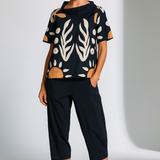 Peruzzi Cotton Print Top