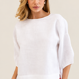 Kaleido Linen Balloon Top