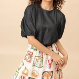 Emily Lovelock Greta Print Skirt