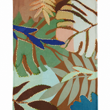 Wearable Art Wool Embroidered Scarf