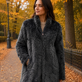 Sabena Zip Front Reversible Fur Jacket