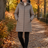 Sabena Reversible Down Jacket with Detachable Hood