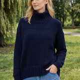 Naturals by Olive Et Julie Cotton Turtle Neck Sweater