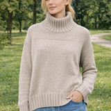 Naturals by Olive Et Julie Cotton Turtle Neck Sweater
