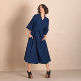 Megan Salmon Suffragette Wrap Dress