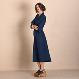 Megan Salmon Suffragette Wrap Dress