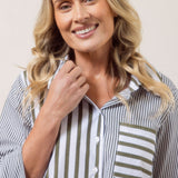 See Saw Two Way Stripe Shirt