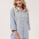 See Saw Two Way Stripe Shirt