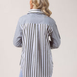 See Saw Two Way Stripe Shirt