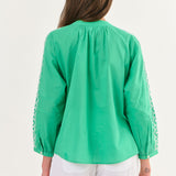 Namastai Seagrass Embroidered Top