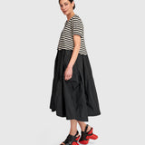 Urban by Alembika Tiebreaker Dress, Stripes