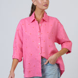 Enveloppe Embroidered Linen Shirt