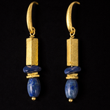 ELFY Lapis Lazuli Gold Earrings