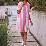 Enveloppe Short Sleeve Shirtmaker Dress