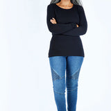 FOIL Fine Merino Crew Neck Top