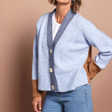 Foil Plush Love Cardi