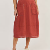 Naturals by Olive et Julie Linen Tulip Skirt