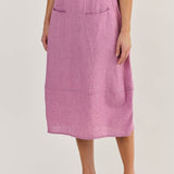 Naturals by Olive et Julie Linen Tulip Skirt