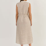 Naturals by Olive et Julie Drawstring Stripe Dress