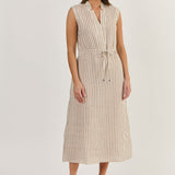 Naturals by Olive et Julie Drawstring Stripe Dress