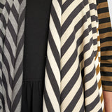 Urban by Alembika Urban Crosscourt Draped Cardigan, Stripes