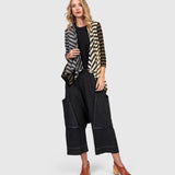 Urban by Alembika Urban Crosscourt Draped Cardigan, Stripes