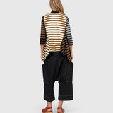 Urban by Alembika Urban Crosscourt Draped Cardigan, Stripes