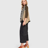 Urban by Alembika Urban Crosscourt Draped Cardigan, Stripes