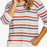 JUMP Slub Stripe Pullover