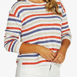 JUMP Slub Stripe Pullover