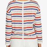 JUMP Slub Stripe Pullover
