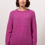 See Saw Llama/Wool Blend Crew Neck Sweater