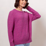 See Saw Llama/Wool Blend Crew Neck Sweater