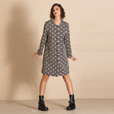 Megan Salmon Emblem Quartermaster Coat