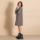 Megan Salmon Emblem Quartermaster Coat