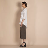 Megan Salmon Lake Roman Top