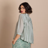 Megan Salmon Bamboo Manchuria Shirt