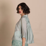 Megan Salmon Bamboo Manchuria Shirt