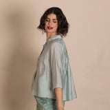 Megan Salmon Bamboo Manchuria Shirt
