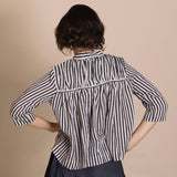 Megan Salmon Banded Manchuria Shirt