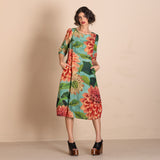 Megan Salmon Pom Pom Romance Dress