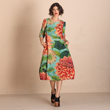 Megan Salmon Pom Pom Romance Dress